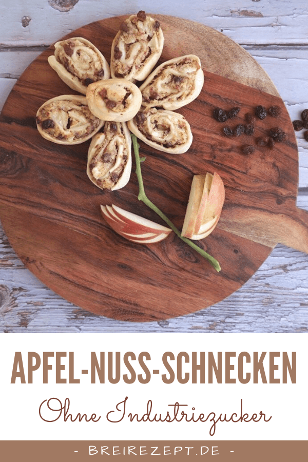 Apfel-Nuss Schnecken (nicht nur) für Baby und Kleinkind