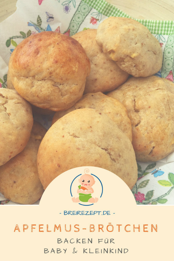 Apfelmusbrötchen für Baby und Kleinkind Apfelmusbrötchen für Baby und Kleinkind