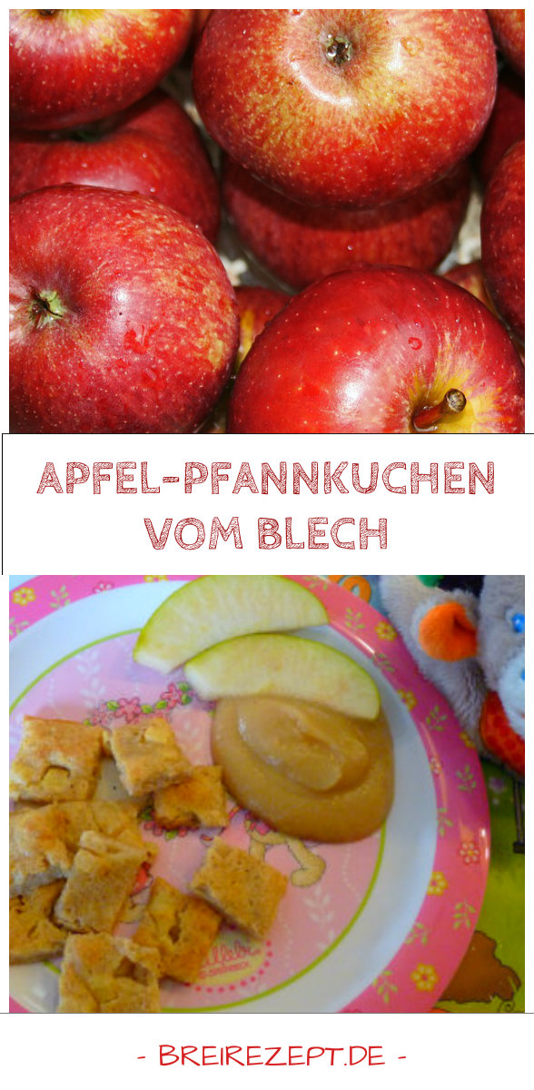 Apfelpfannkuchen vom Blech