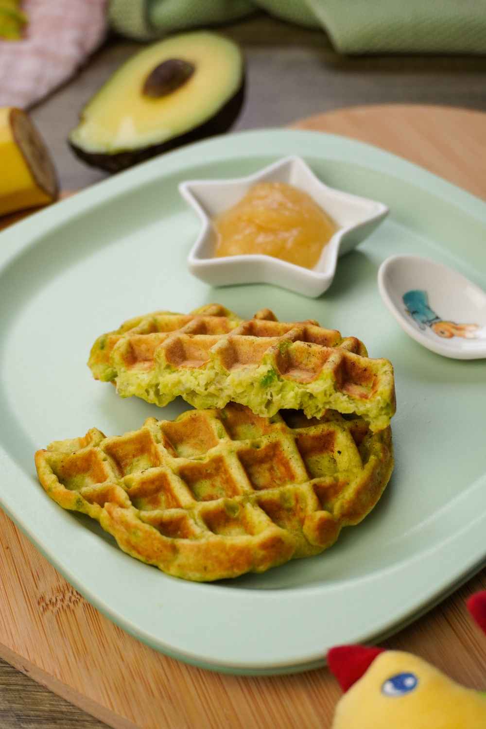 Avocadowaffeln Baby Avocadowaffeln Baby