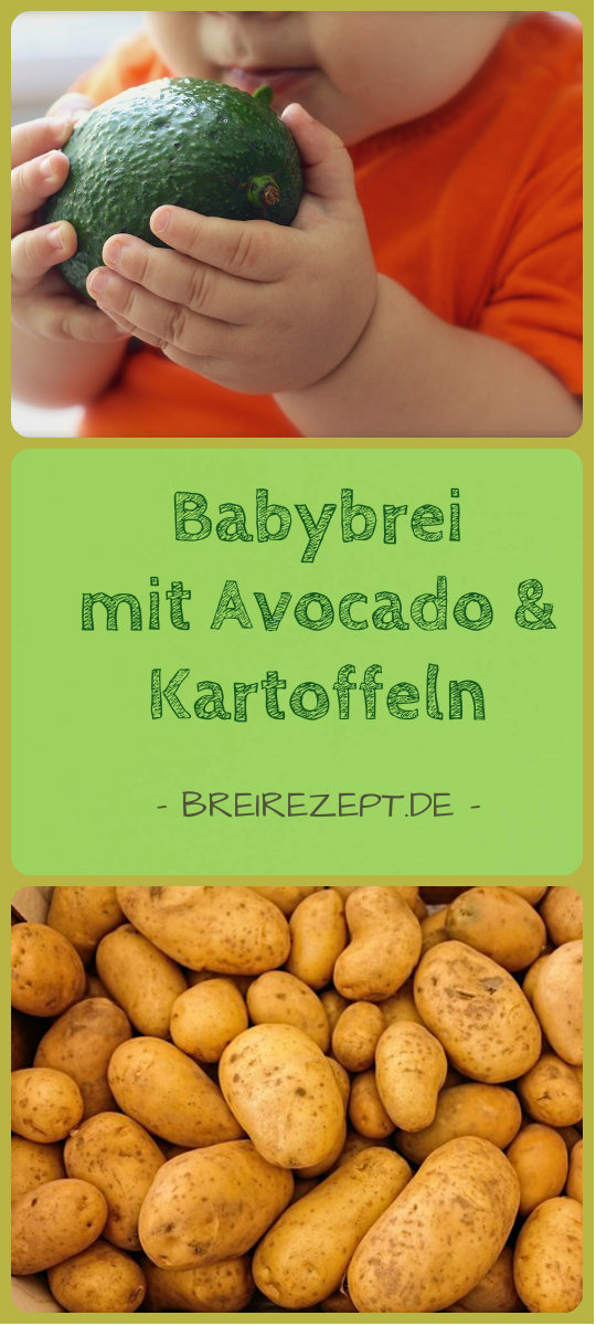 Babybrei mit Avocado und Kartoffeln Babybrei mit Avocado und Kartoffeln