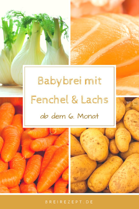 Babybrei mit Fenchel und Lachs