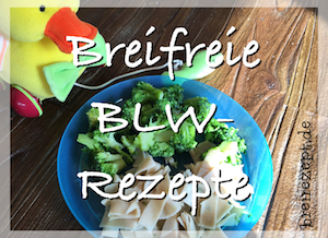 Breifreie Rezepte für Baby led weaning