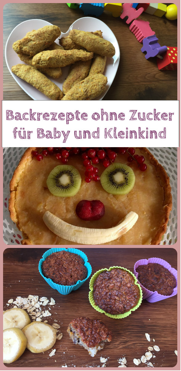 Backrezepte für Babys und Kleinkinder ohne Zucker