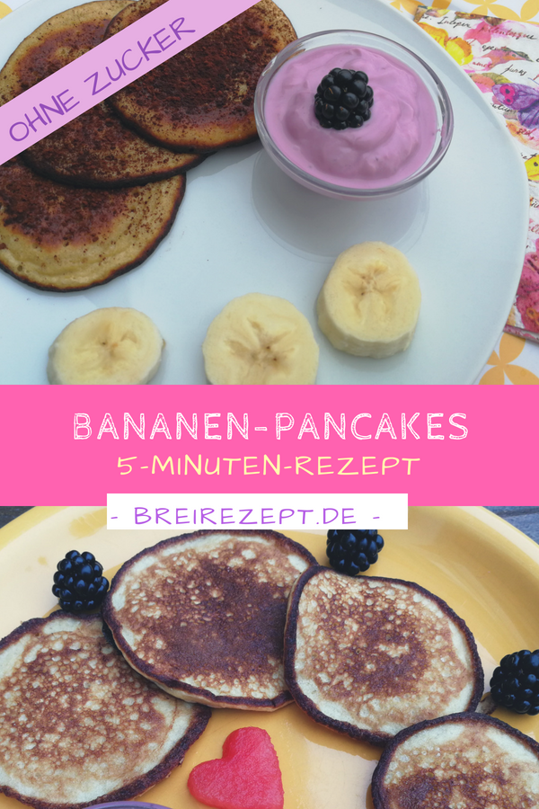 Bananen Pancakes für das Baby Bananen Pancakes für das Baby