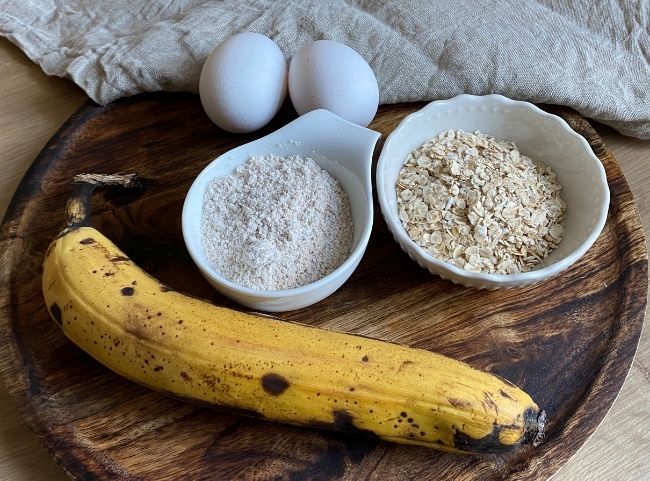 Pancakes aus 3 Zutaten mit Banane