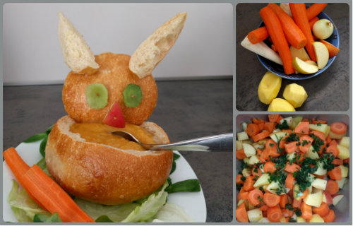 Möhrencremesuppe für kleine und grosse Hasen Möhrencremesuppe für kleine und grosse Hasen