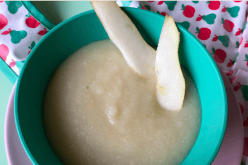 Reisbrei mit Birne Reisbrei mit Birne