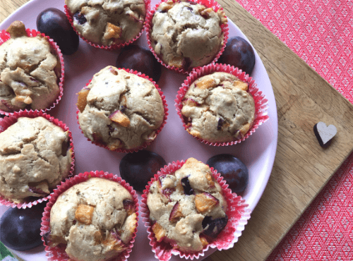 Pflaumen-Muffins nicht nur für das Baby