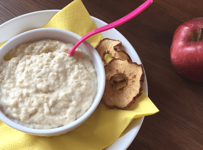 Bratapfel für das Baby - Bratapfelbrei Rezept mit Zwieback