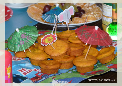 Kleine Kürbismuffins mit Vollkornmehl Kleine Kürbismuffins mit Vollkornmehl