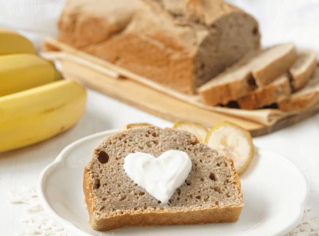 Bananenbrot ohne Zucker