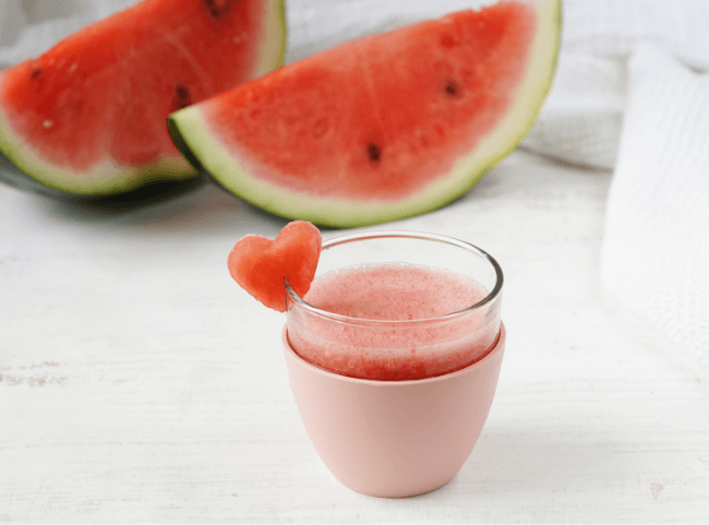 Rezept für Melonensmoothie - Obstdrink für das Baby