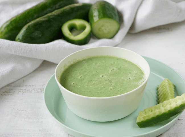 Gurkensuppe für das Baby ab dem 10. Monat