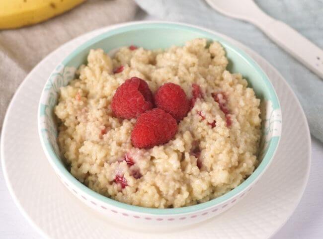 Frühstücks-Couscous für Mama, Baby und Kind