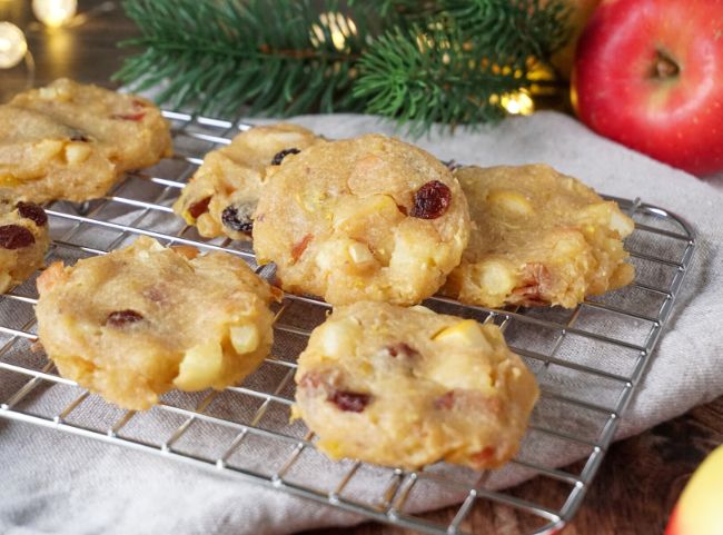 Bratapfel-Cookies: zuckerfreies Backrezept