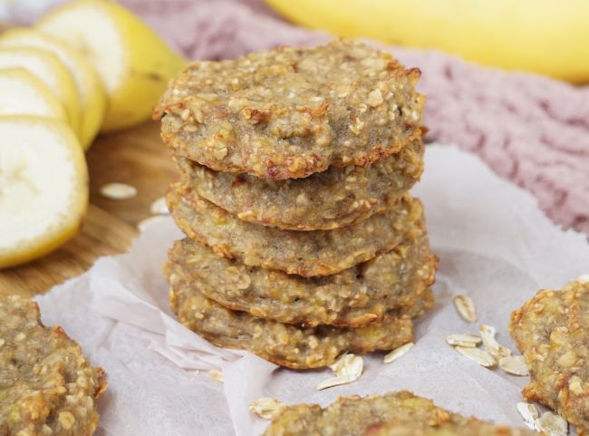 Bananen-Kekse für Kinder ohne Zucker