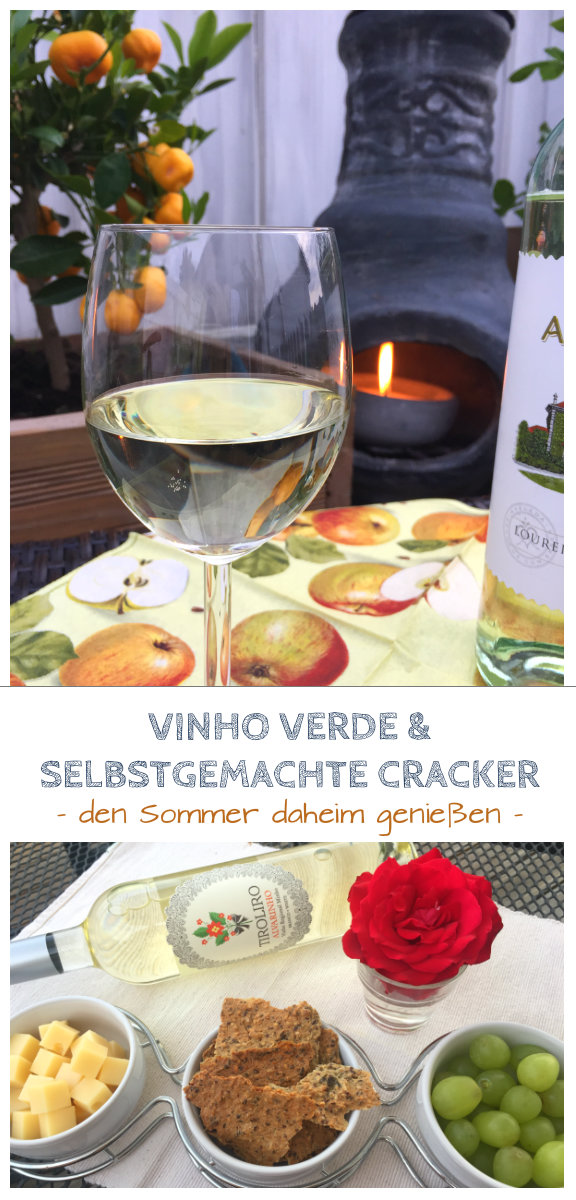 Cracker selber machen und den Sommer mit leckerem Wein aus Portugal auf Balkonien genießen Cracker selber machen und den Sommer mit leckerem Wein aus Portugal auf Balkonien genießen