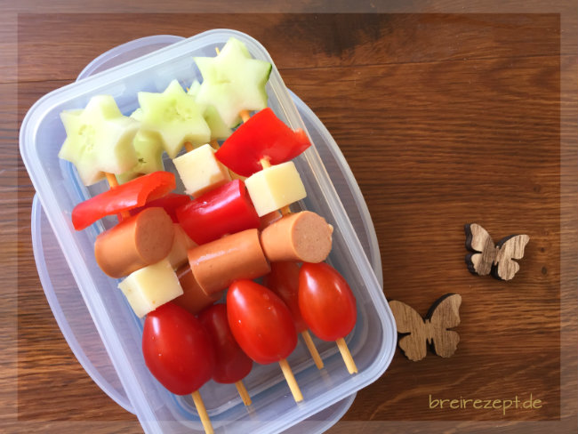 Picknick-Ideen - Wraps und Spieße
