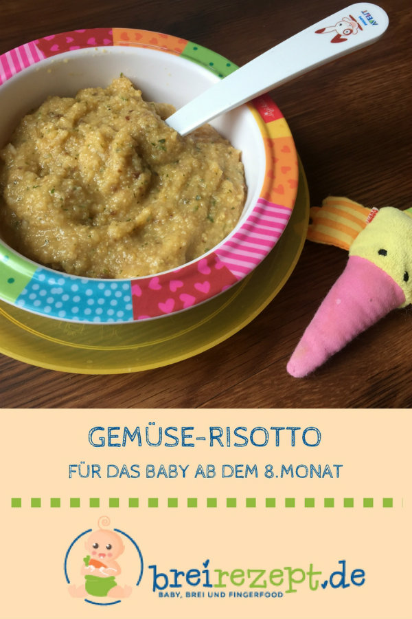 Gemüserisotto als Beikost für das Baby ab dem 8.Monat