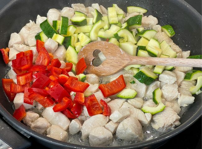 Hähnchencurry mit Gemüse