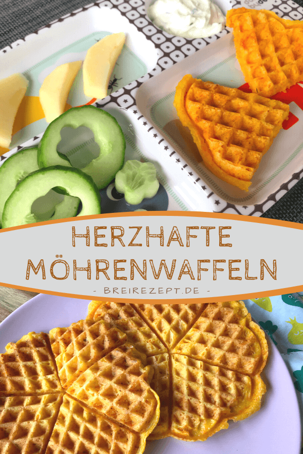 Herzhafte Möhrenwaffeln