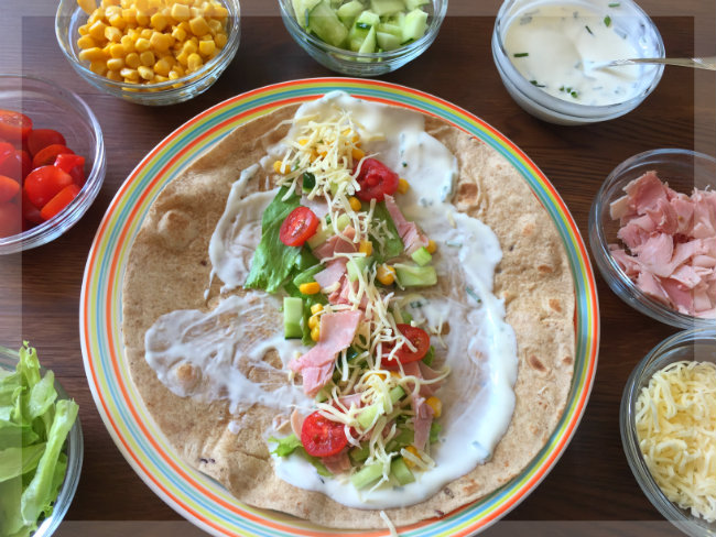 Wraps selber belegen Wraps selber belegen