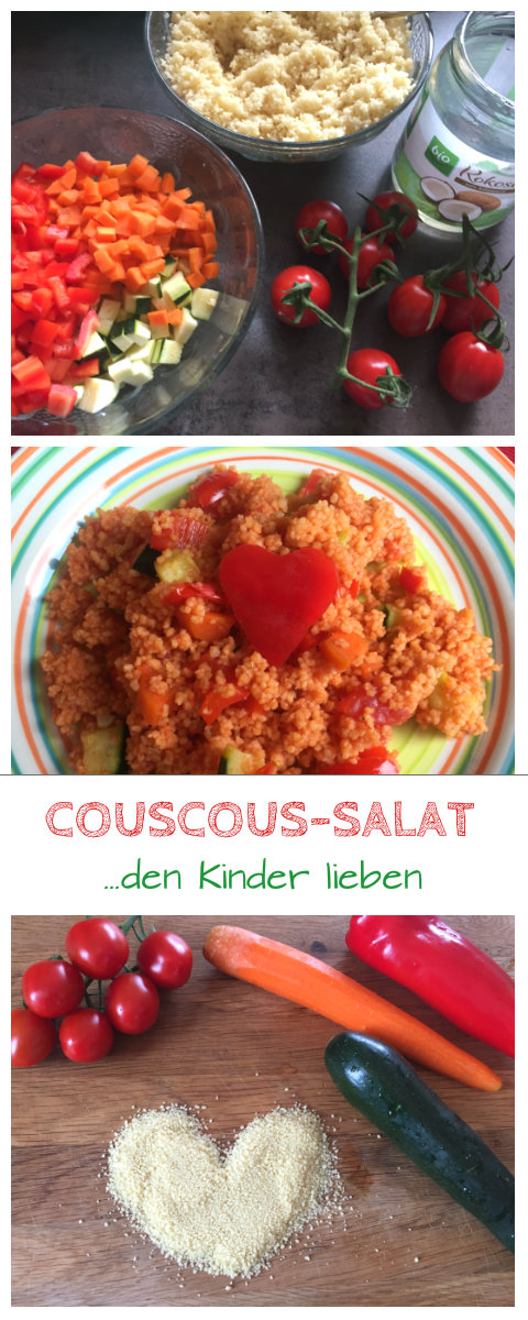 Kinderrezept für Couscous-Salat mit Tomaten