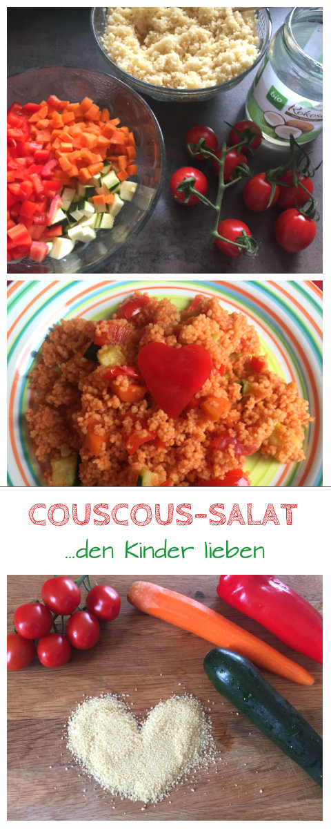 Kinderrezept für Couscous-Salat mit Tomaten Kinderrezept für Couscous-Salat mit Tomaten