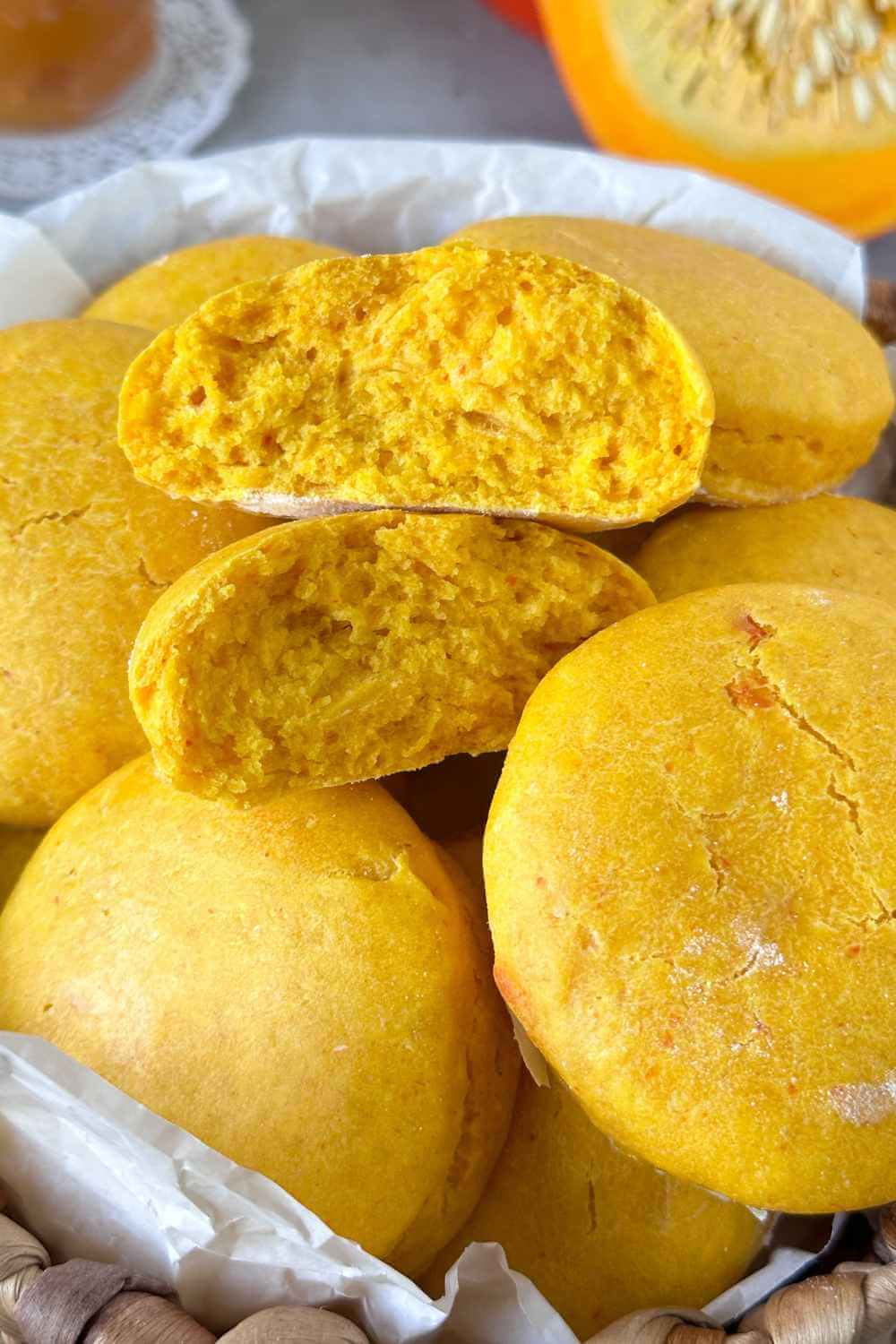 Kürbisbrötchen ohne Hefe Kürbisbrötchen ohne Hefe