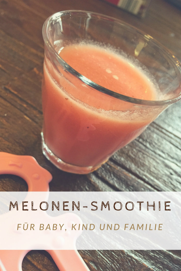 Melonen-Smoothie für das Baby selber machen