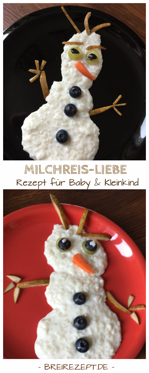 Milchreis Fun Food für Baby und Kleinkind