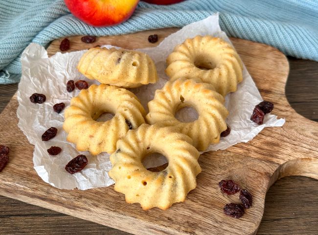 Mini Muffins mit Apfel und Zimt