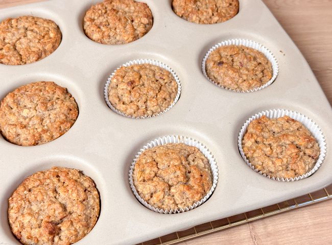 Müsli Muffins backen