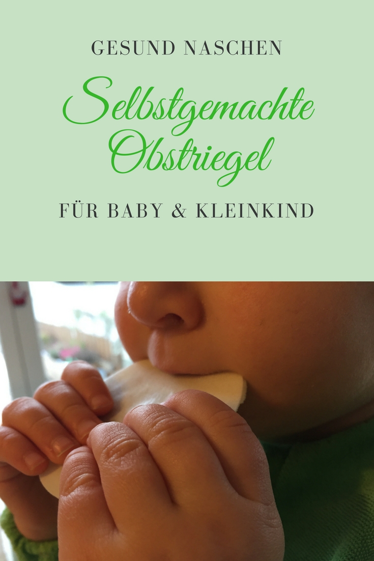 Fruchtschnitten und Obstriegel für das Baby