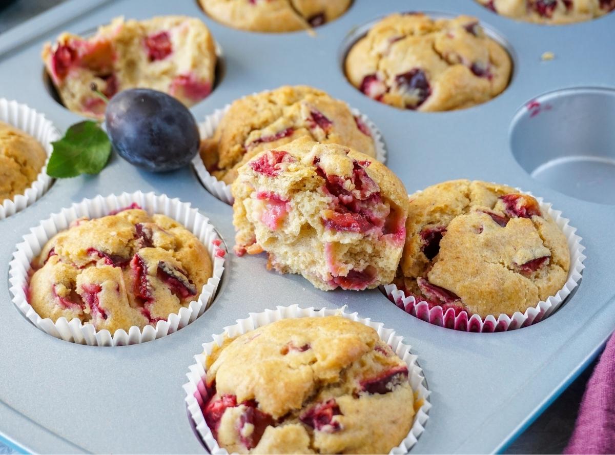 Pflaumen-Muffins