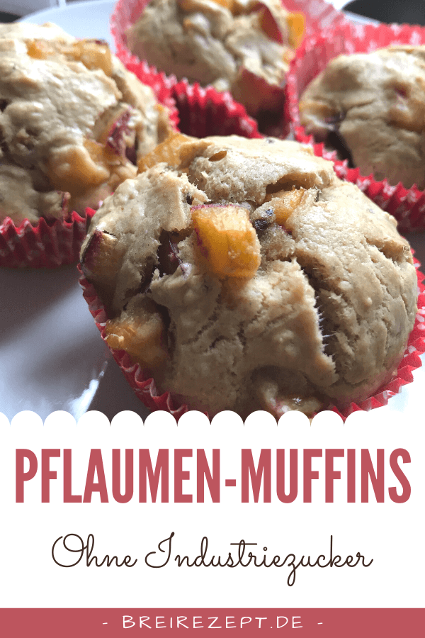 Pflaumen-Muffins nicht nur für das Baby