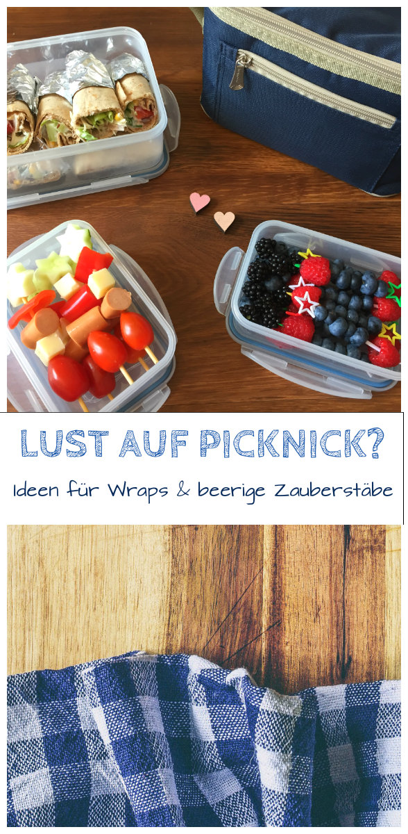 Picknick-Ideen: Wraps, Zauberstäbe & Spieße