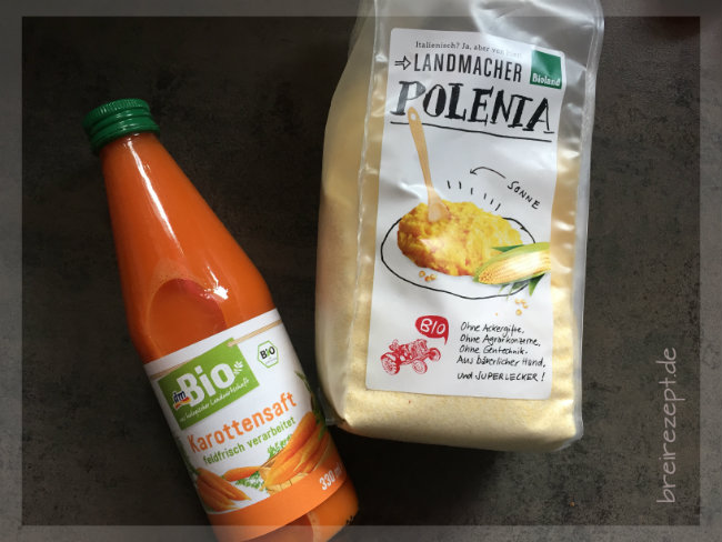 Polenta-Schnitten für das Baby