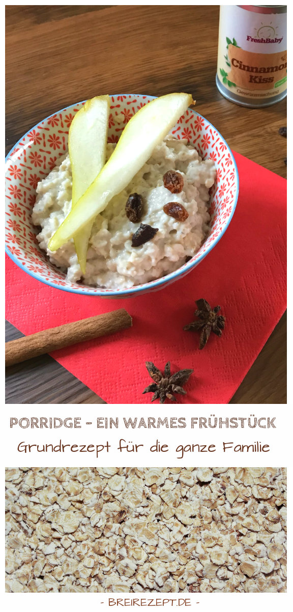 Haferbrei als Frühstück für Babys