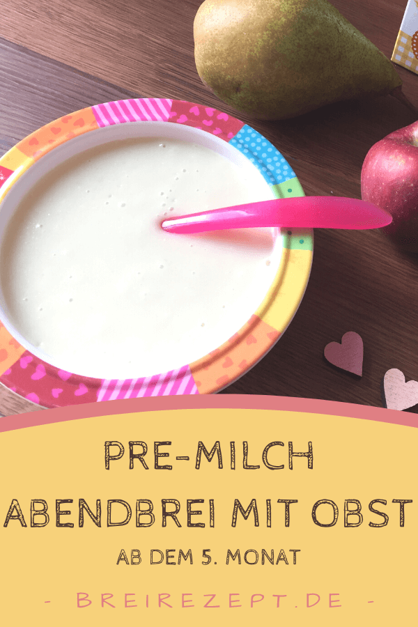 Pre-Milch-Getreide Brei - Abendbrei für das Baby ab dem 5.Monat