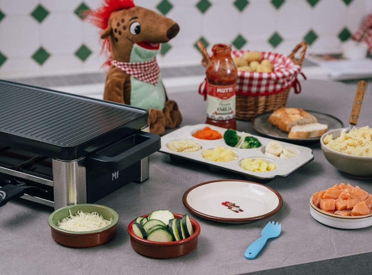 Raclette mit Baby und Kleinkind