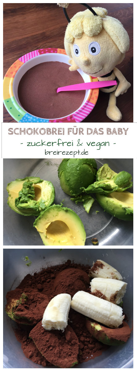 Schokobrei für das Baby ohne Zucker & vegan Schokobrei für das Baby ohne Zucker & vegan