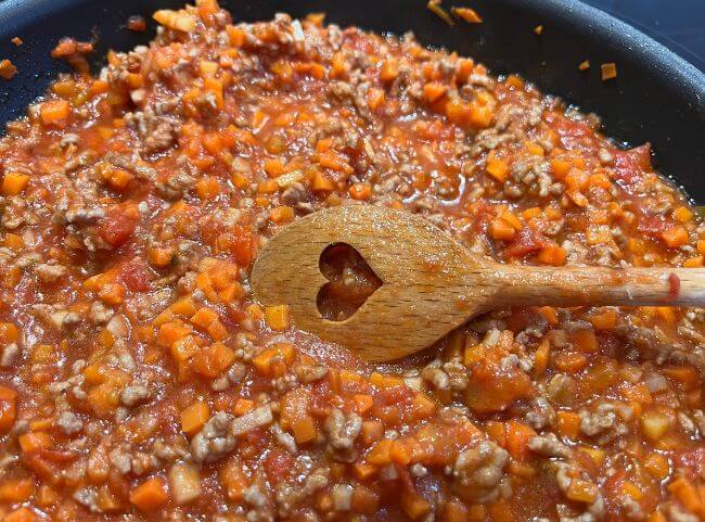 Spaghetti-Bolognese Babybrei