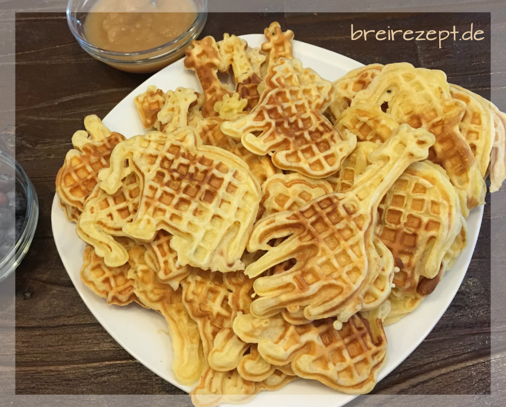 Waffeln ohne Zucker für Baby und Kleinkind Waffeln ohne Zucker für Baby und Kleinkind