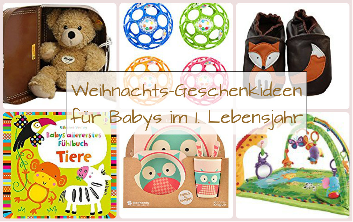 Weihnachtsgeschenk-Ideen für das Baby im 1.Lebensjahr