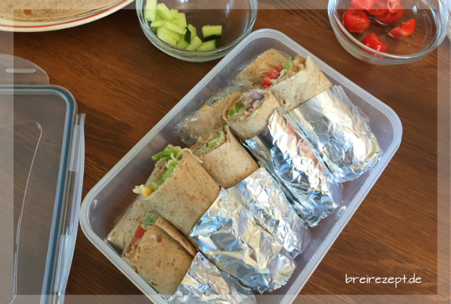 Wraps aus der Testoma Freshbox Wraps aus der Testoma Freshbox