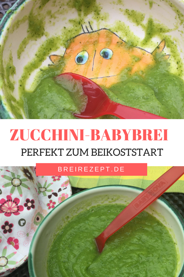 Babybrei mit Zucchini als Beikost