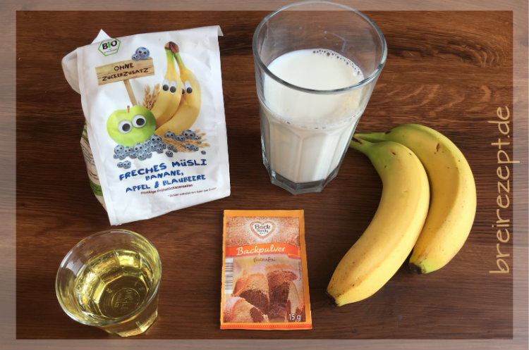 Müslimuffins Zutaten Müslimuffins Zutaten